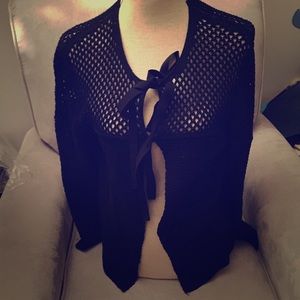 🖤Prada Bow black mesh sweater🖤