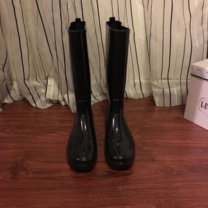 Black Rain Boots