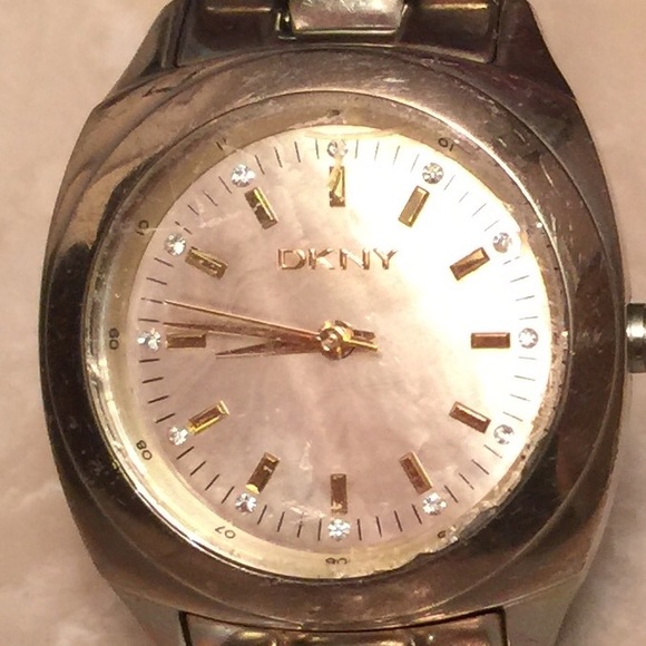 DKNY gold watch