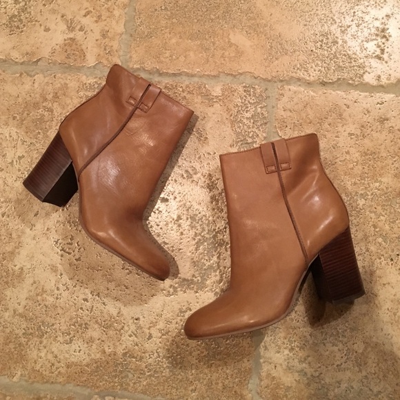 Tan Heeled Sam Edelman Booties