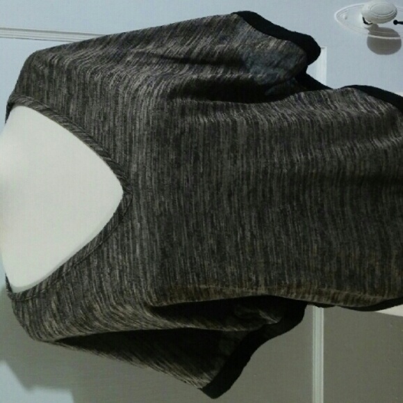 Grey Poncho Top