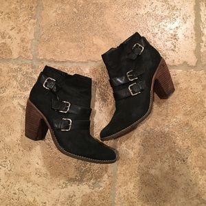 Black/brown Dolce Vita Heeled Booties