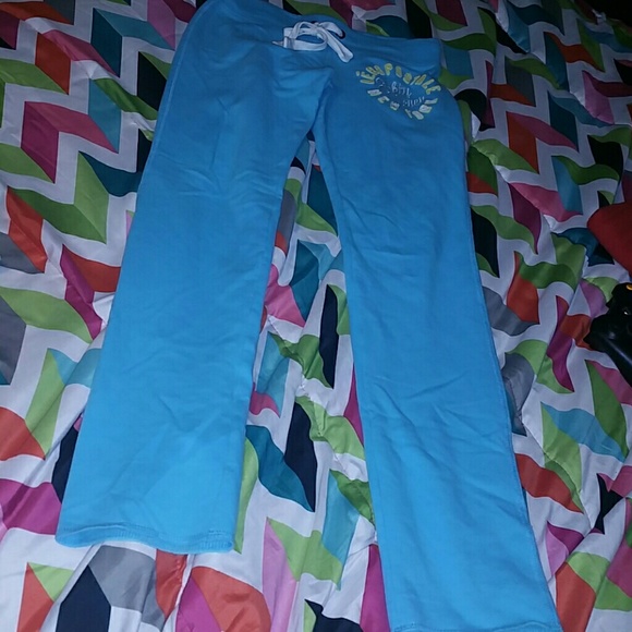 Blue aeropostale boot cut sweatpants