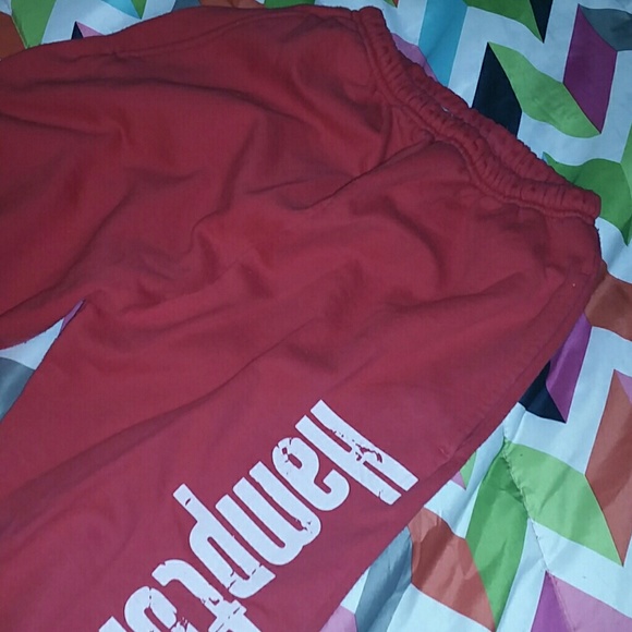 Red hampton beach sweat pants - Picture 3 of 3