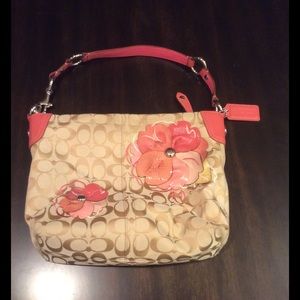 Coach Bleeker Floral Shoulder Bag