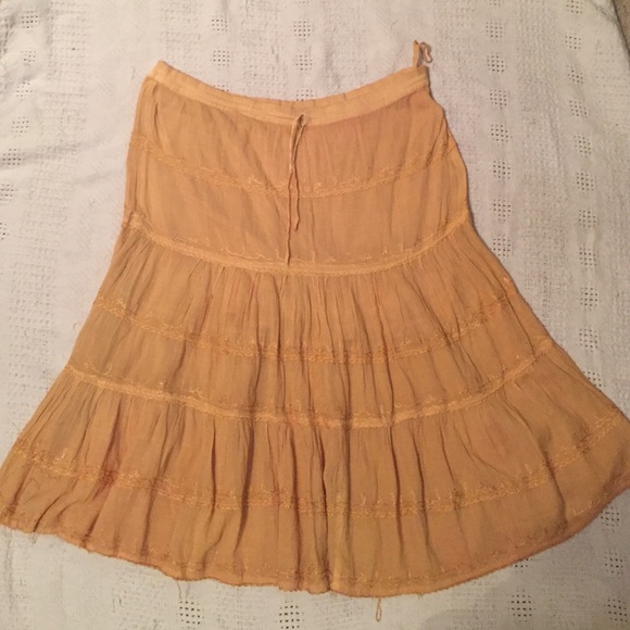 Mustard Yellow long Skirt - Picture 1 of 2