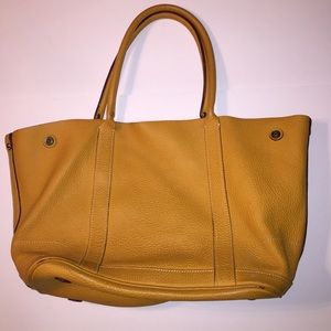 J.Crew Leather Tote - Yellow