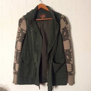 Hive & Honey Knit Sleeve Jacket