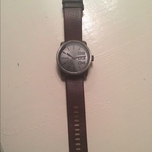 Men's diesal watch. Worn once. Needs new battery.