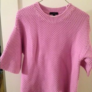 J Crew Lavender cropped sweater