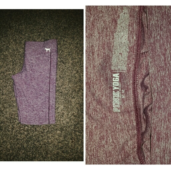 PINK Yoga pants full length