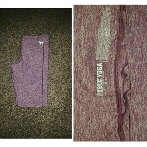 PINK Yoga pants full length