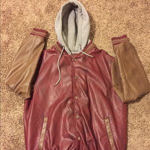 Leather(not genuine) jacket