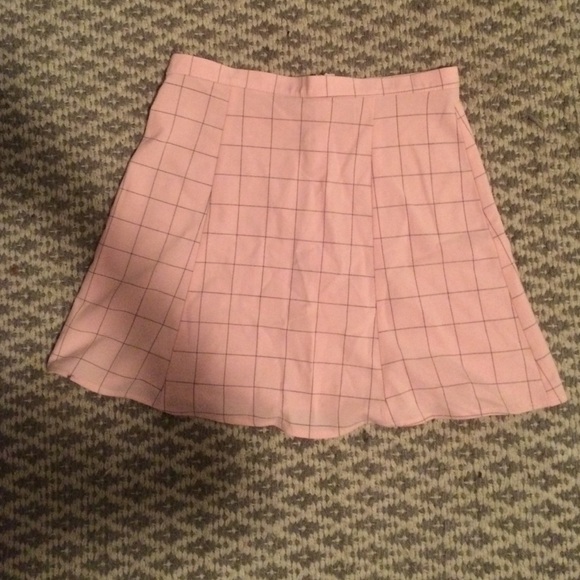 American apparel pink lulu skirt