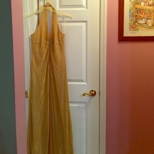 A halter prom dress