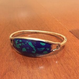 Antique style turquoise bracelet