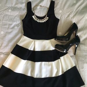 REMOVING TOMORROW! Black and White Dress