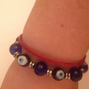 Protective amulet eye bracelet
