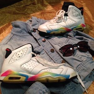 Girl 6.5 retro Jordan's.