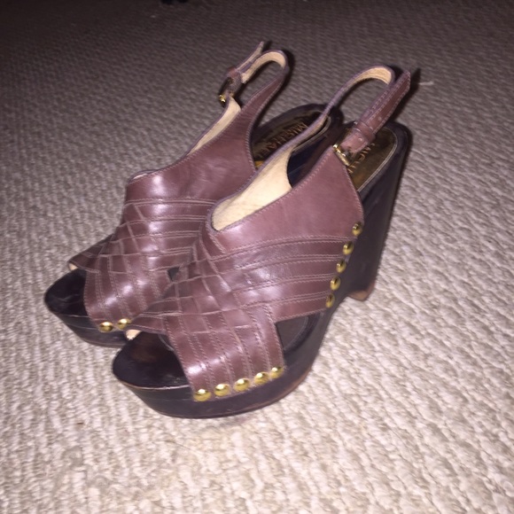 Brown heels