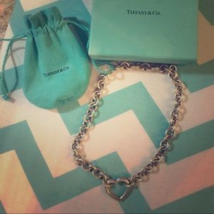 Tiffany & Co. Open heart toggle necklace