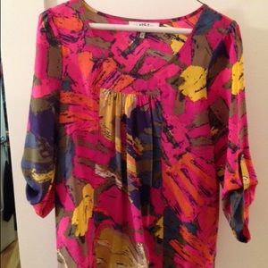 Tibi silk top