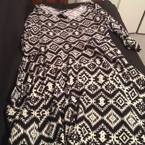 Women's tribal print dress