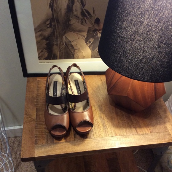 Brown heels