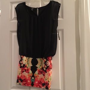 Blouse mini dress