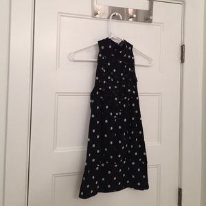 INC Black Polka Dot top