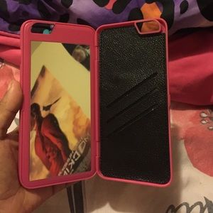 Unique iPhone 6 Plus mirror Wallet case