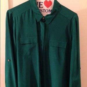 Ann Taylor button down blouse