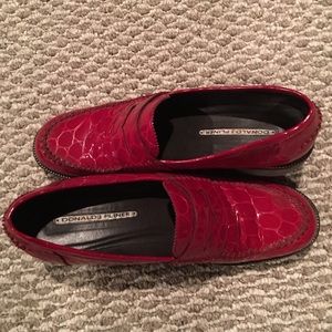 donald pliner red shoes