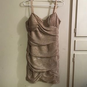 Ruched cocktail dress