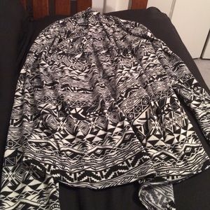 Women's tribal print cardigan
