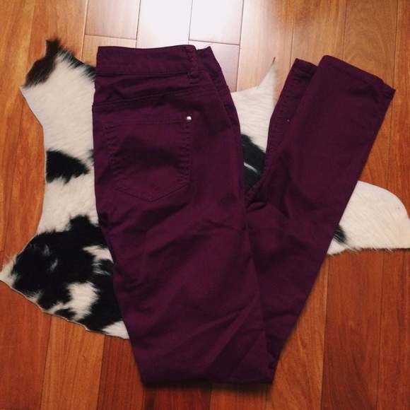 Plum Skinny Jeans