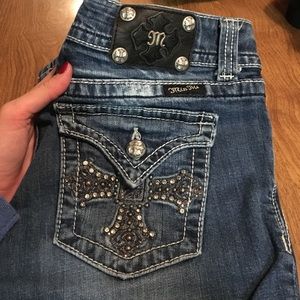 Size 28 boot cut Miss Me Jeans
