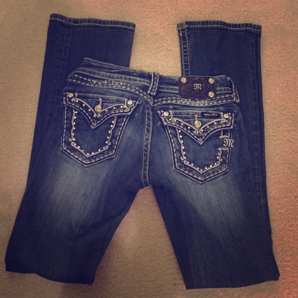 MISS ME boot cut jeans. - Picture 1 of 4