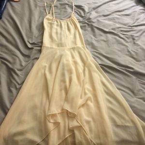Cream chiffon Ark & Co. Dress