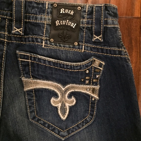 Men's Rock Revival Jeans - Size 33 and 32" Inseam