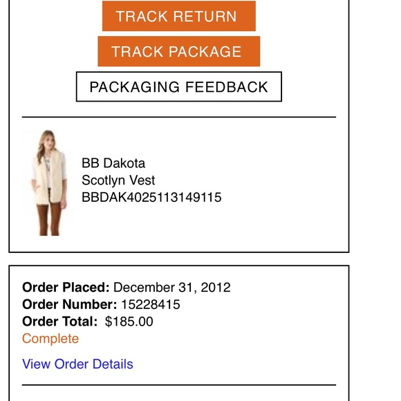 BB Dakota fur vest Scotlyn vest - Picture 2 of 2