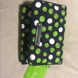 Vera Bradley tri fold wallet and key ring