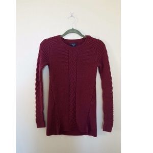 Burgundy sweater