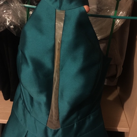 Jovani Teal Evening Dress - Picture 3 of 4