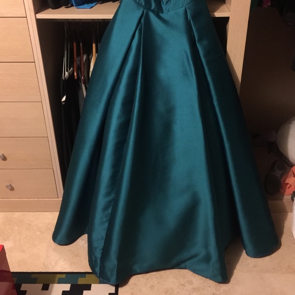 Jovani Teal Evening Dress - Picture 4 of 4