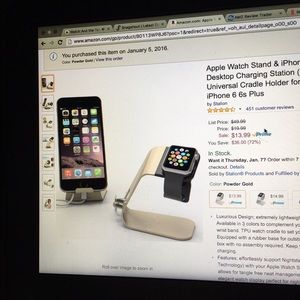 Apple Watch charging station