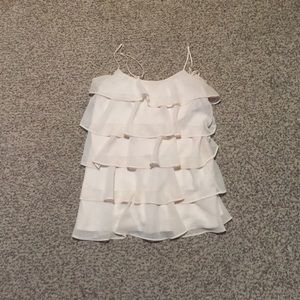 Candies ruffled tank top