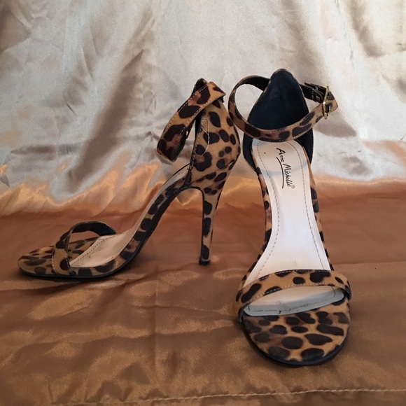 Leopard Strap Heels