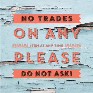 No trades, sorry!