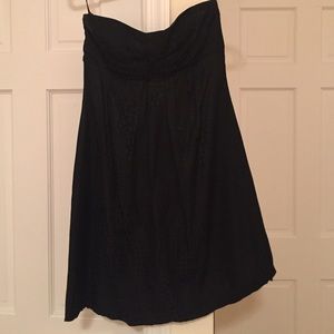 Textured Black Dress